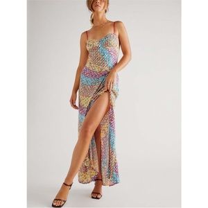 NWOT Free People Kaleidoscope Dreams Maxi Dress / Original Combo